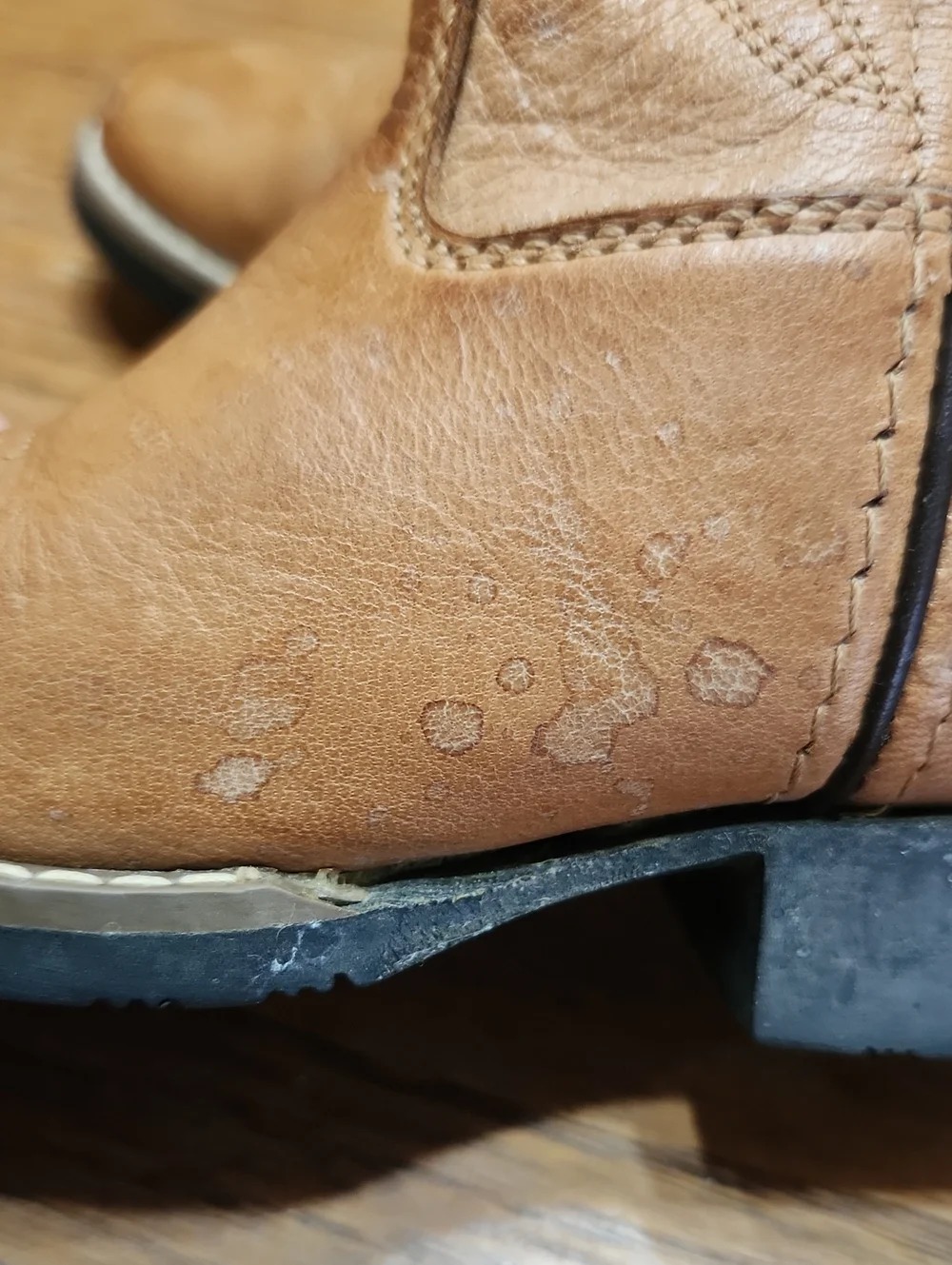 Cody James Kids Brown Western-Style Leather Boots Size 7
